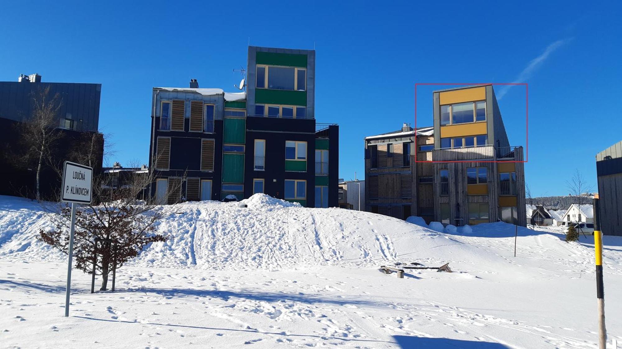 Mezonetovy Apartman Se Dvema Balkony A Vyhledem Loučná pod Klínovcem エクステリア 写真